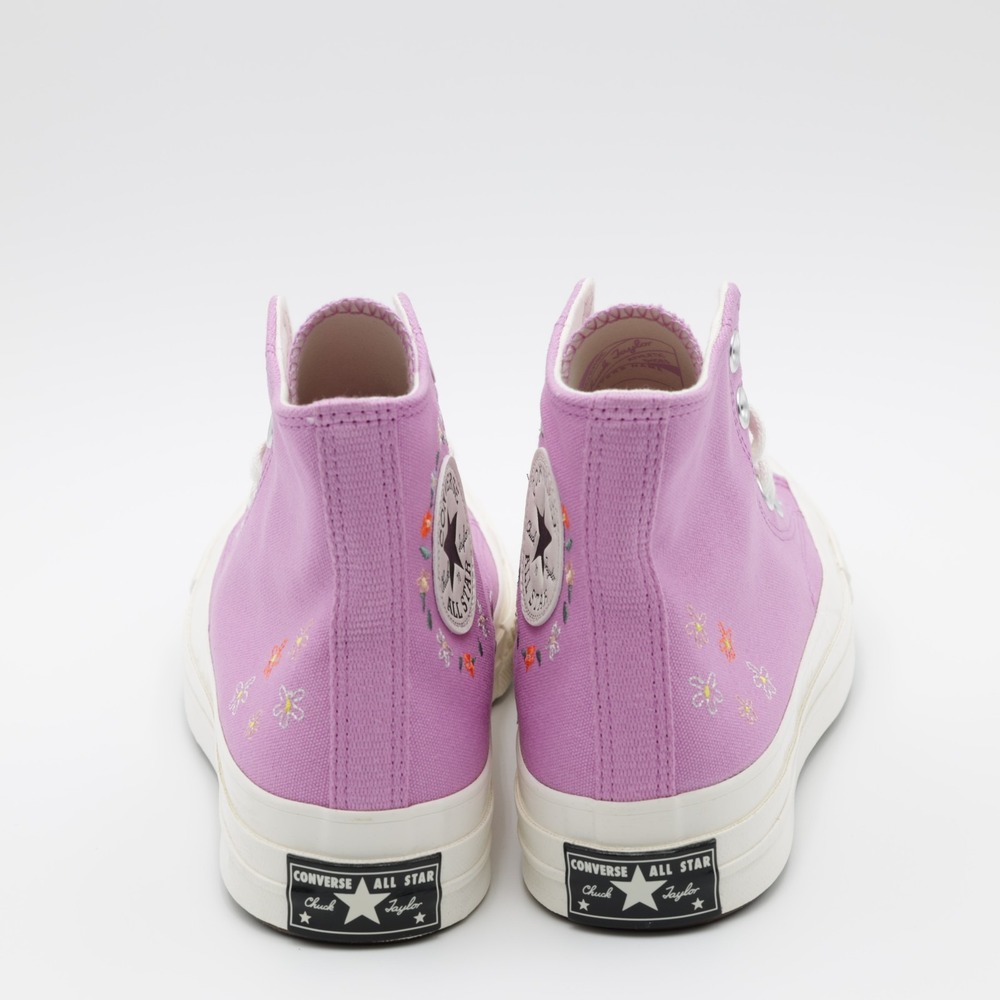 Converse Women's Chuck‎ 70 Floral Comfort Canvas High Shoes Purple Size 8 - Picture 8 of 11
